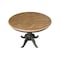 International Concepts Round 36 in Round Top Pedestal Table, 29.1 inH, Hickory/Washed Coal, 36 W, 36 L, 29.1 in H, Wood K45-36RT - alternate 4